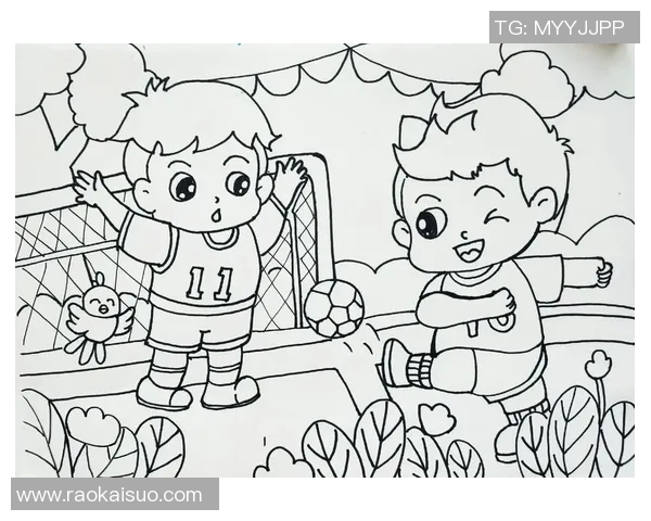 足球明星颠球卡通形象展现运动魅力与青春活力的精彩瞬间